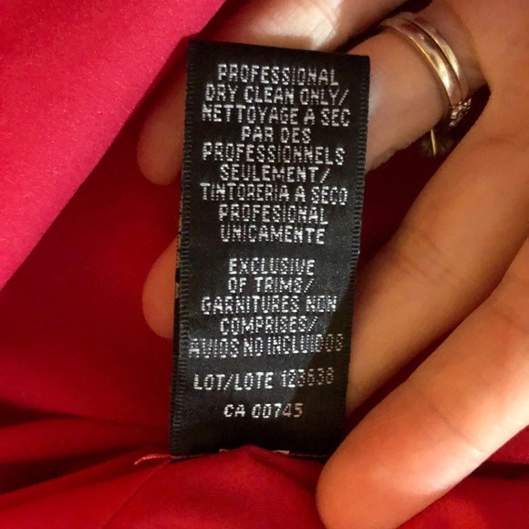 Monique Lhuillier Embroidered Lace Trumpet Dress 8 - Picture 13 of 14